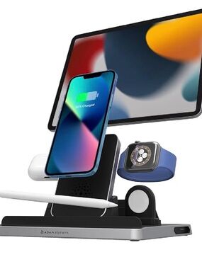 ADAM elements OMNIA Q5 5-in-1 Wireless Charging Station-Black